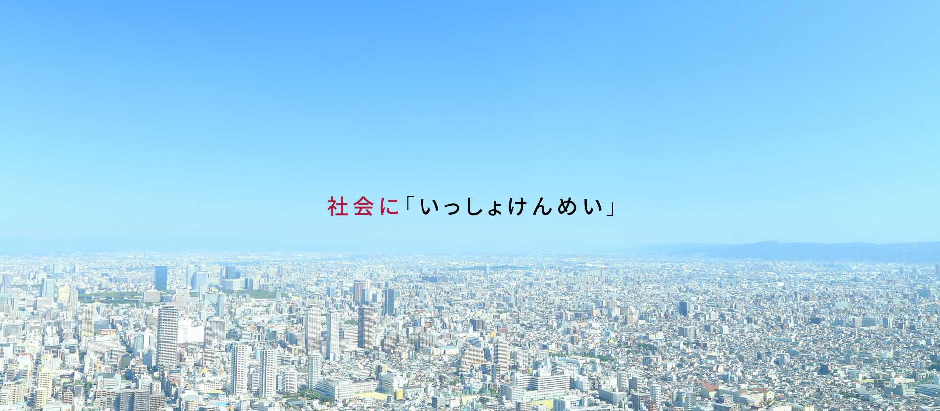 社会に「いっしょけんめい」